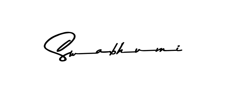 Similarly Asem Kandis PERSONAL USE is the best handwritten signature design. Signature creator online .You can use it as an online autograph creator for name Swabhumi. Swabhumi signature style 9 images and pictures png