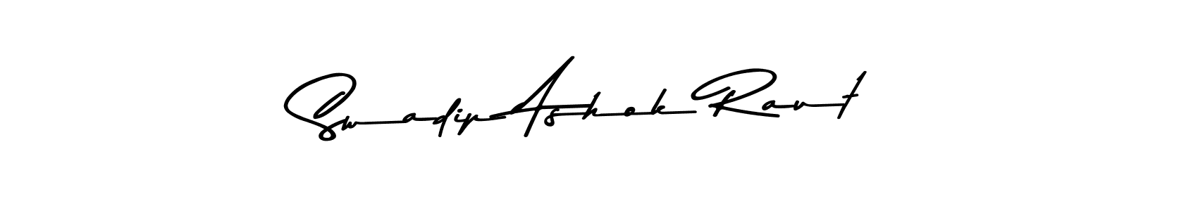 if you are searching for the best signature style for your name Swadip Ashok Raut. so please give up your signature search. here we have designed multiple signature styles  using Asem Kandis PERSONAL USE. Swadip Ashok Raut signature style 9 images and pictures png