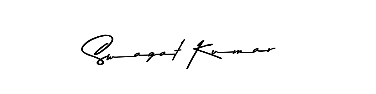 Similarly Asem Kandis PERSONAL USE is the best handwritten signature design. Signature creator online .You can use it as an online autograph creator for name Swagat Kumar. Swagat Kumar signature style 9 images and pictures png
