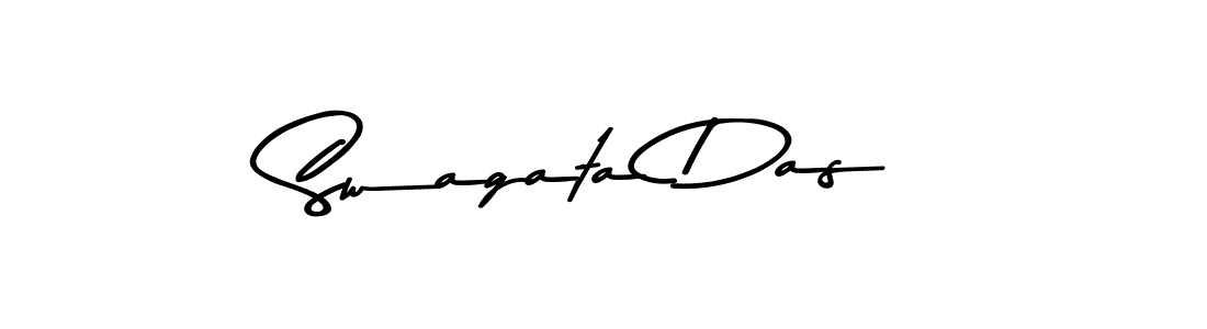 This is the best signature style for the Swagata Das name. Also you like these signature font (Asem Kandis PERSONAL USE). Mix name signature. Swagata Das signature style 9 images and pictures png