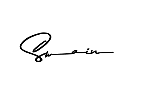 Use a signature maker to create a handwritten signature online. With this signature software, you can design (Asem Kandis PERSONAL USE) your own signature for name Swain. Swain signature style 9 images and pictures png