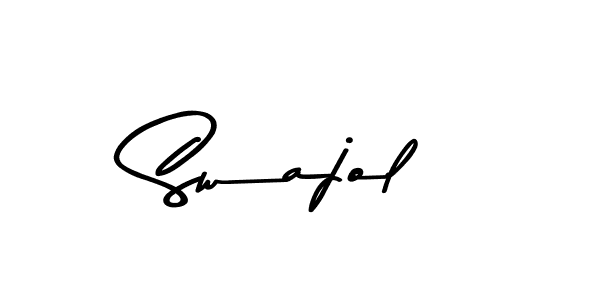 Use a signature maker to create a handwritten signature online. With this signature software, you can design (Asem Kandis PERSONAL USE) your own signature for name Swajol. Swajol signature style 9 images and pictures png