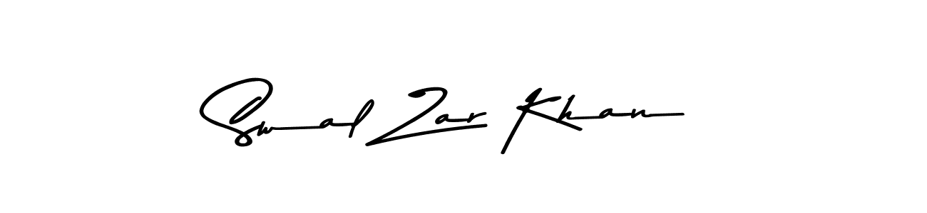 The best way (Asem Kandis PERSONAL USE) to make a short signature is to pick only two or three words in your name. The name Swal Zar Khan include a total of six letters. For converting this name. Swal Zar Khan signature style 9 images and pictures png