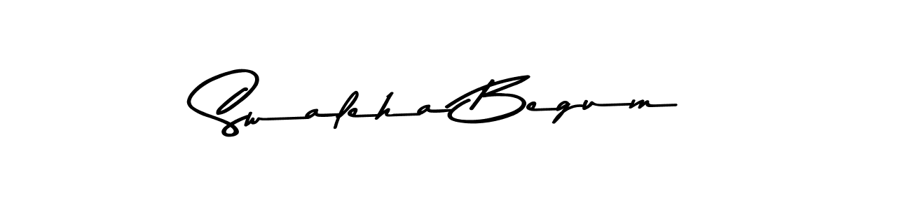 How to make Swaleha Begum signature? Asem Kandis PERSONAL USE is a professional autograph style. Create handwritten signature for Swaleha Begum name. Swaleha Begum signature style 9 images and pictures png