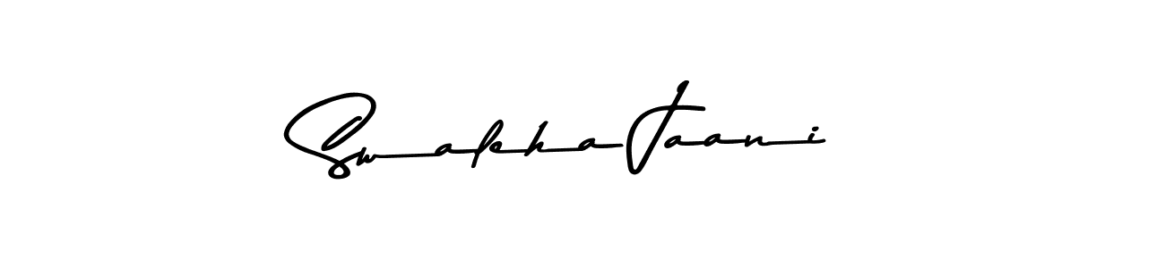 Also we have Swaleha Jaani name is the best signature style. Create professional handwritten signature collection using Asem Kandis PERSONAL USE autograph style. Swaleha Jaani signature style 9 images and pictures png