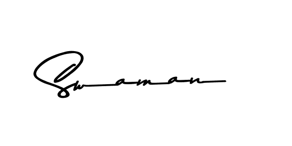 Use a signature maker to create a handwritten signature online. With this signature software, you can design (Asem Kandis PERSONAL USE) your own signature for name Swaman. Swaman signature style 9 images and pictures png