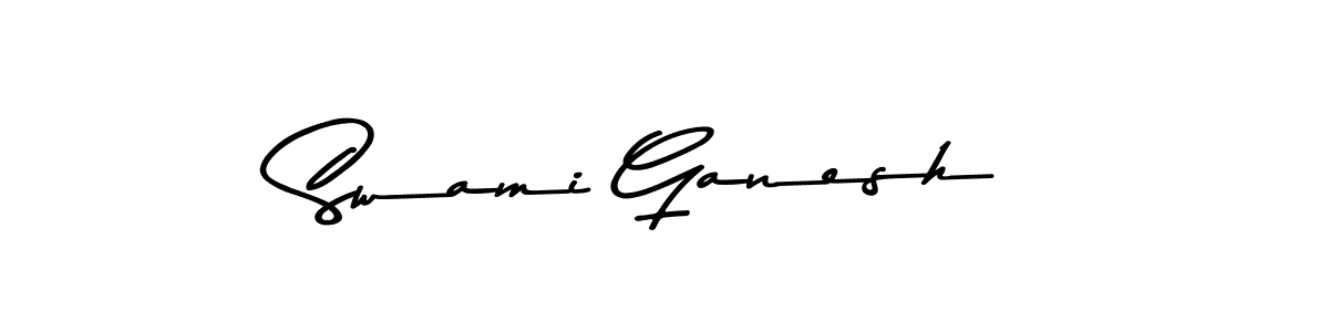 Make a beautiful signature design for name Swami Ganesh. With this signature (Asem Kandis PERSONAL USE) style, you can create a handwritten signature for free. Swami Ganesh signature style 9 images and pictures png