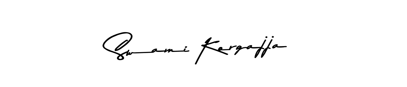 How to make Swami Korgajja signature? Asem Kandis PERSONAL USE is a professional autograph style. Create handwritten signature for Swami Korgajja name. Swami Korgajja signature style 9 images and pictures png