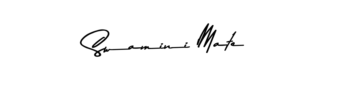 How to make Swamini Mate signature? Asem Kandis PERSONAL USE is a professional autograph style. Create handwritten signature for Swamini Mate name. Swamini Mate signature style 9 images and pictures png