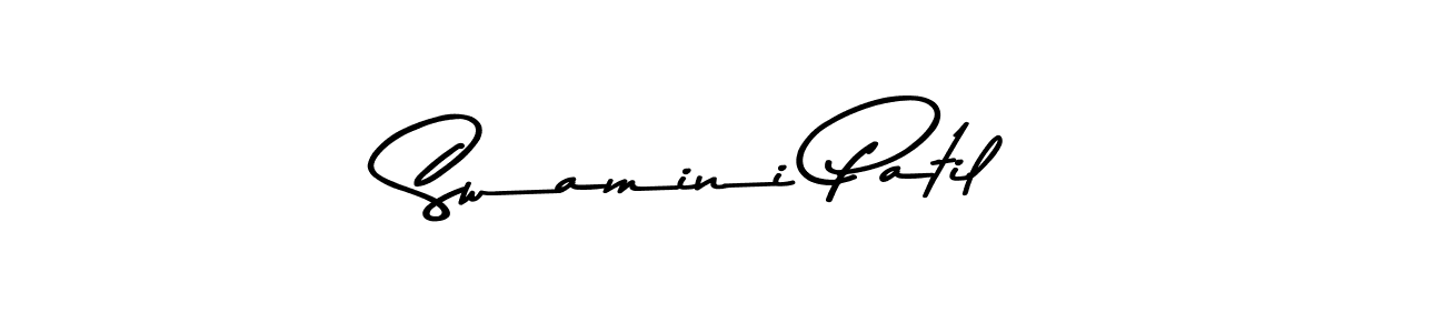 Design your own signature with our free online signature maker. With this signature software, you can create a handwritten (Asem Kandis PERSONAL USE) signature for name Swamini Patil. Swamini Patil signature style 9 images and pictures png