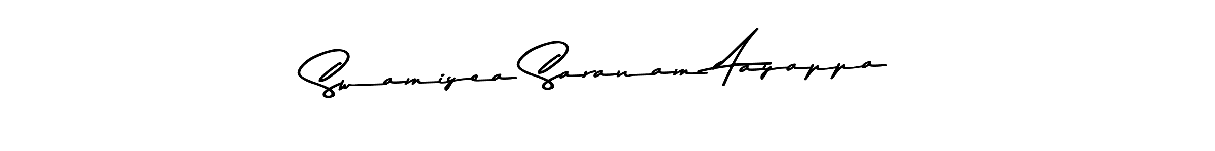 Design your own signature with our free online signature maker. With this signature software, you can create a handwritten (Asem Kandis PERSONAL USE) signature for name Swamiyea Saranam Aayappa. Swamiyea Saranam Aayappa signature style 9 images and pictures png