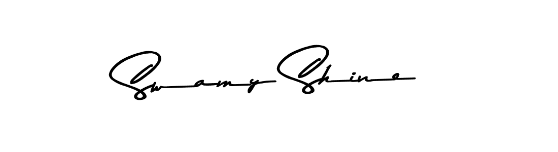 Swamy Shine stylish signature style. Best Handwritten Sign (Asem Kandis PERSONAL USE) for my name. Handwritten Signature Collection Ideas for my name Swamy Shine. Swamy Shine signature style 9 images and pictures png