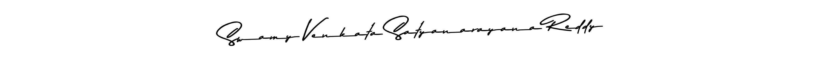 Design your own signature with our free online signature maker. With this signature software, you can create a handwritten (Asem Kandis PERSONAL USE) signature for name Swamy Venkata Satyanarayana Reddy. Swamy Venkata Satyanarayana Reddy signature style 9 images and pictures png