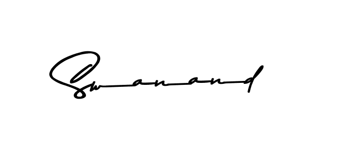 You should practise on your own different ways (Asem Kandis PERSONAL USE) to write your name (Swanand) in signature. don't let someone else do it for you. Swanand signature style 9 images and pictures png