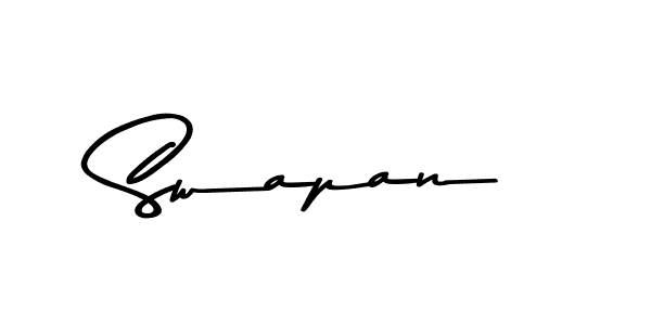 Design your own signature with our free online signature maker. With this signature software, you can create a handwritten (Asem Kandis PERSONAL USE) signature for name Swapan. Swapan signature style 9 images and pictures png
