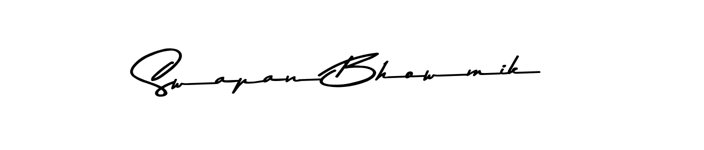 Design your own signature with our free online signature maker. With this signature software, you can create a handwritten (Asem Kandis PERSONAL USE) signature for name Swapan Bhowmik. Swapan Bhowmik signature style 9 images and pictures png