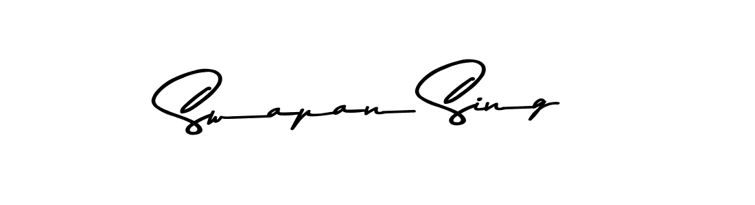 Also You can easily find your signature by using the search form. We will create Swapan Sing name handwritten signature images for you free of cost using Asem Kandis PERSONAL USE sign style. Swapan Sing signature style 9 images and pictures png
