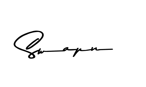 You should practise on your own different ways (Asem Kandis PERSONAL USE) to write your name (Swapn) in signature. don't let someone else do it for you. Swapn signature style 9 images and pictures png