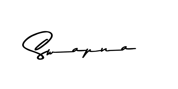 How to make Swapna name signature. Use Asem Kandis PERSONAL USE style for creating short signs online. This is the latest handwritten sign. Swapna signature style 9 images and pictures png