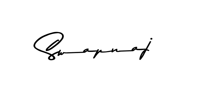 Create a beautiful signature design for name Swapnaj. With this signature (Asem Kandis PERSONAL USE) fonts, you can make a handwritten signature for free. Swapnaj signature style 9 images and pictures png