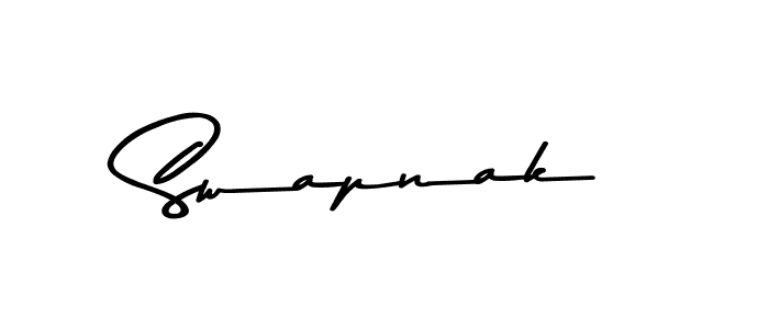 Create a beautiful signature design for name Swapnak. With this signature (Asem Kandis PERSONAL USE) fonts, you can make a handwritten signature for free. Swapnak signature style 9 images and pictures png