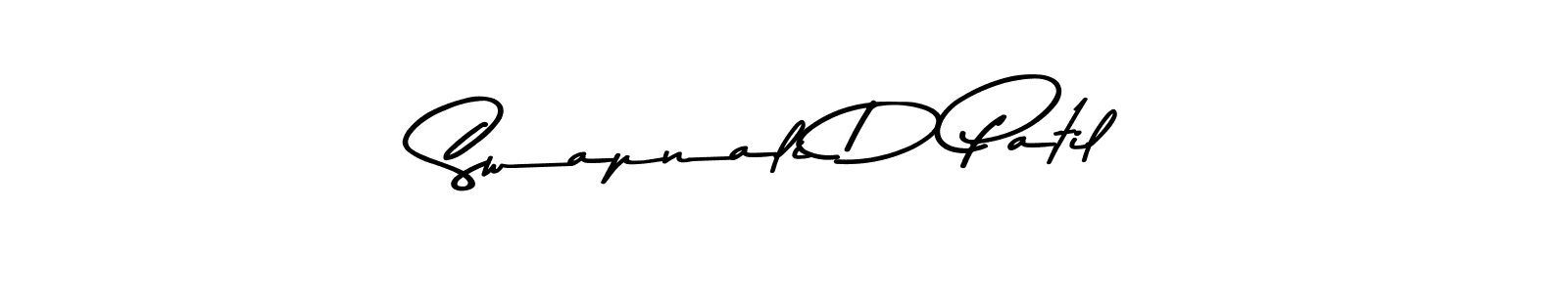 Also You can easily find your signature by using the search form. We will create Swapnali D Patil name handwritten signature images for you free of cost using Asem Kandis PERSONAL USE sign style. Swapnali D Patil signature style 9 images and pictures png