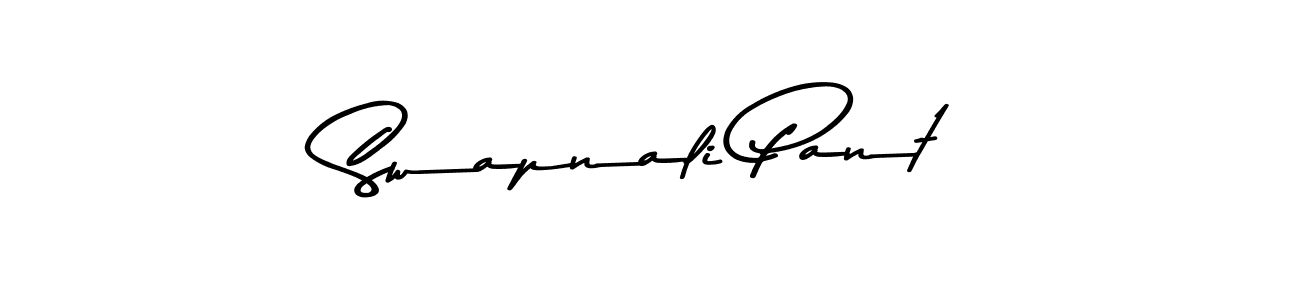 The best way (Asem Kandis PERSONAL USE) to make a short signature is to pick only two or three words in your name. The name Swapnali Pant include a total of six letters. For converting this name. Swapnali Pant signature style 9 images and pictures png