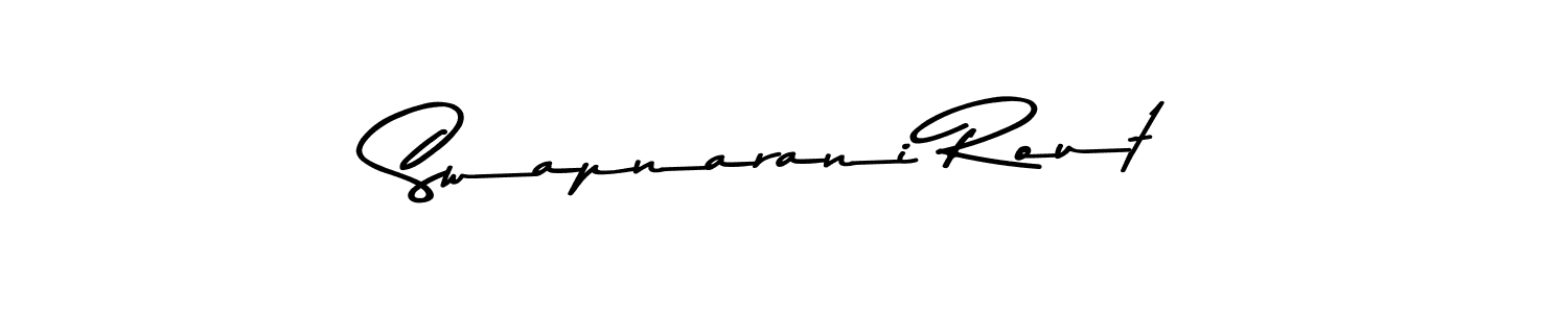 Create a beautiful signature design for name Swapnarani Rout. With this signature (Asem Kandis PERSONAL USE) fonts, you can make a handwritten signature for free. Swapnarani Rout signature style 9 images and pictures png