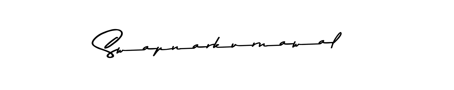 Use a signature maker to create a handwritten signature online. With this signature software, you can design (Asem Kandis PERSONAL USE) your own signature for name Swapnarkurnawal. Swapnarkurnawal signature style 9 images and pictures png