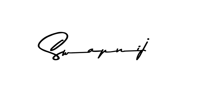 Make a beautiful signature design for name Swapnij. With this signature (Asem Kandis PERSONAL USE) style, you can create a handwritten signature for free. Swapnij signature style 9 images and pictures png