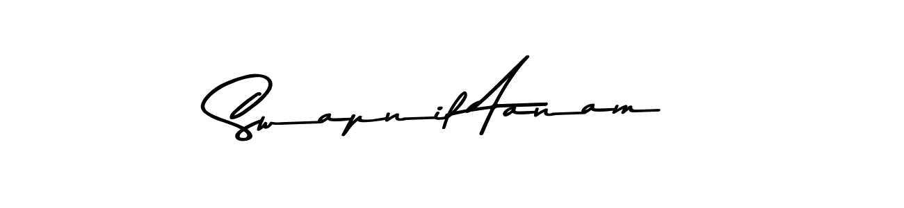 Here are the top 10 professional signature styles for the name Swapnil Aanam. These are the best autograph styles you can use for your name. Swapnil Aanam signature style 9 images and pictures png