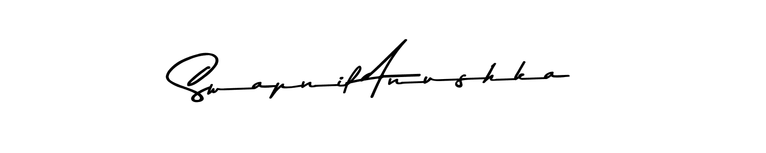 Make a beautiful signature design for name Swapnil Anushka. Use this online signature maker to create a handwritten signature for free. Swapnil Anushka signature style 9 images and pictures png