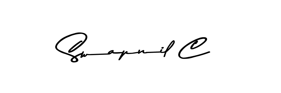 Also You can easily find your signature by using the search form. We will create Swapnil C name handwritten signature images for you free of cost using Asem Kandis PERSONAL USE sign style. Swapnil C signature style 9 images and pictures png