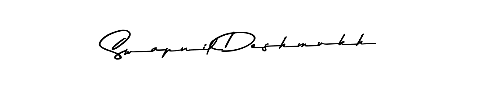 How to make Swapnil Deshmukh signature? Asem Kandis PERSONAL USE is a professional autograph style. Create handwritten signature for Swapnil Deshmukh name. Swapnil Deshmukh signature style 9 images and pictures png