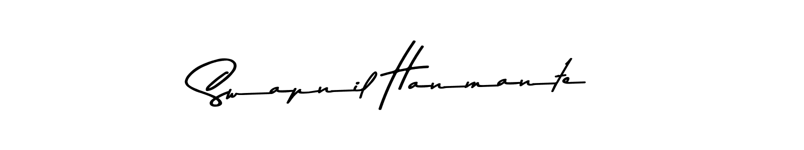 Create a beautiful signature design for name Swapnil Hanmante. With this signature (Asem Kandis PERSONAL USE) fonts, you can make a handwritten signature for free. Swapnil Hanmante signature style 9 images and pictures png