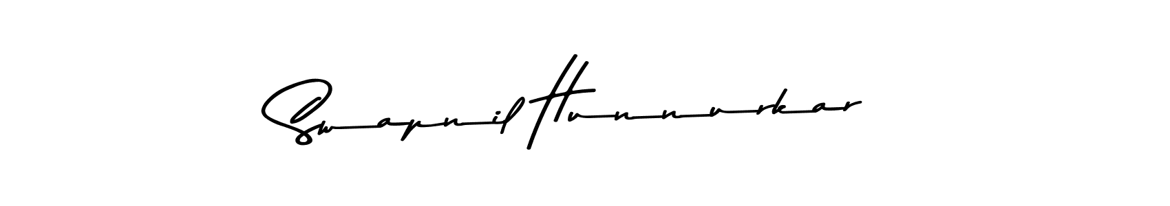 Use a signature maker to create a handwritten signature online. With this signature software, you can design (Asem Kandis PERSONAL USE) your own signature for name Swapnil Hunnurkar. Swapnil Hunnurkar signature style 9 images and pictures png