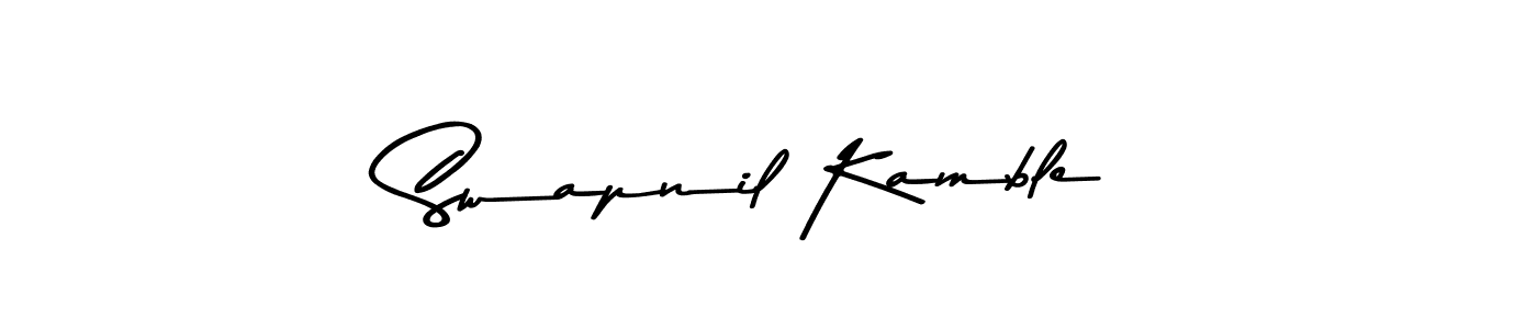 Similarly Asem Kandis PERSONAL USE is the best handwritten signature design. Signature creator online .You can use it as an online autograph creator for name Swapnil Kamble. Swapnil Kamble signature style 9 images and pictures png