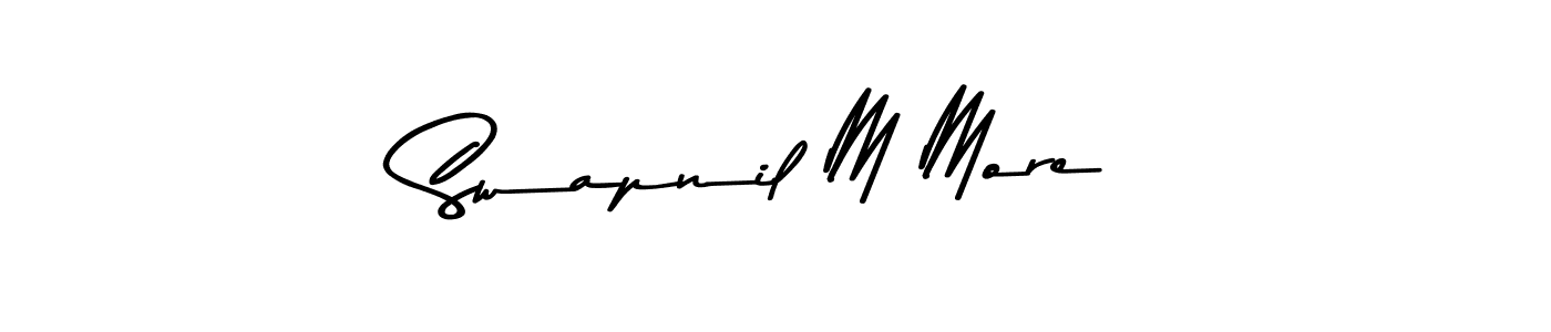Make a beautiful signature design for name Swapnil M More. Use this online signature maker to create a handwritten signature for free. Swapnil M More signature style 9 images and pictures png