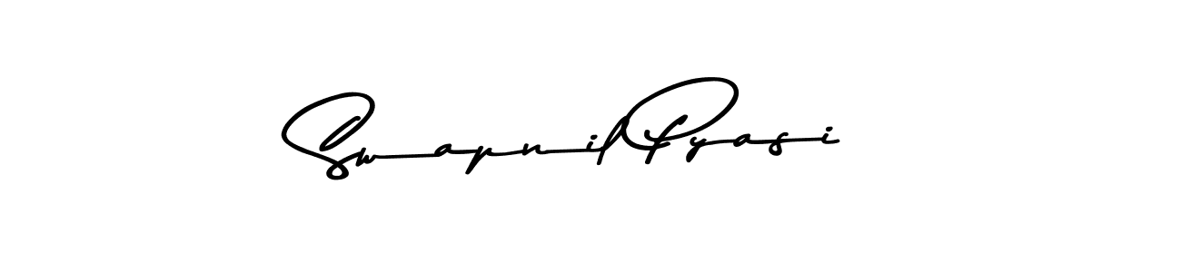 How to Draw Swapnil Pyasi signature style? Asem Kandis PERSONAL USE is a latest design signature styles for name Swapnil Pyasi. Swapnil Pyasi signature style 9 images and pictures png
