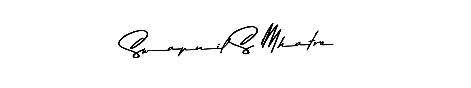 Make a beautiful signature design for name Swapnil S Mhatre. With this signature (Asem Kandis PERSONAL USE) style, you can create a handwritten signature for free. Swapnil S Mhatre signature style 9 images and pictures png