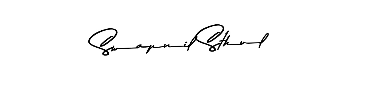 It looks lik you need a new signature style for name Swapnil Sthul. Design unique handwritten (Asem Kandis PERSONAL USE) signature with our free signature maker in just a few clicks. Swapnil Sthul signature style 9 images and pictures png