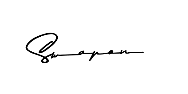 You should practise on your own different ways (Asem Kandis PERSONAL USE) to write your name (Swapon) in signature. don't let someone else do it for you. Swapon signature style 9 images and pictures png