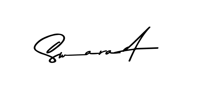 Use a signature maker to create a handwritten signature online. With this signature software, you can design (Asem Kandis PERSONAL USE) your own signature for name Swara A. Swara A signature style 9 images and pictures png