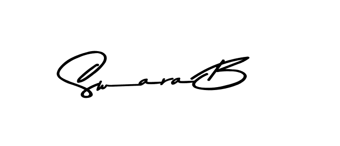 Also You can easily find your signature by using the search form. We will create Swara B name handwritten signature images for you free of cost using Asem Kandis PERSONAL USE sign style. Swara B signature style 9 images and pictures png