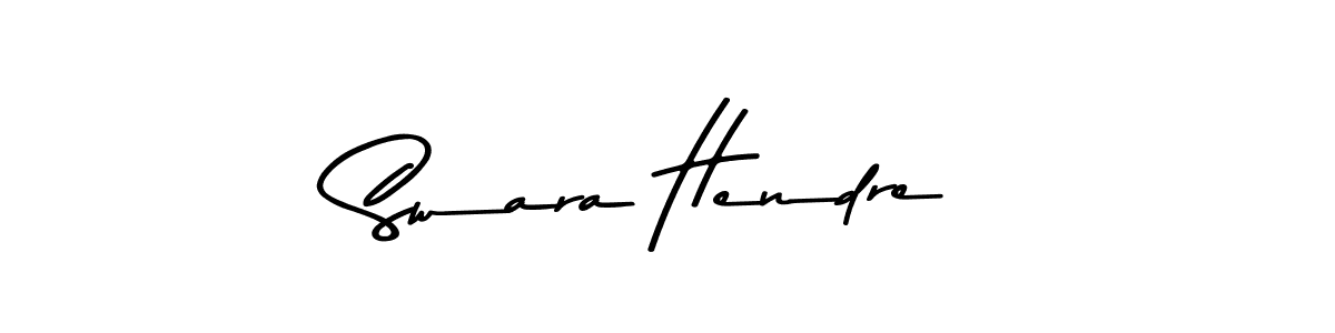 Similarly Asem Kandis PERSONAL USE is the best handwritten signature design. Signature creator online .You can use it as an online autograph creator for name Swara Hendre. Swara Hendre signature style 9 images and pictures png