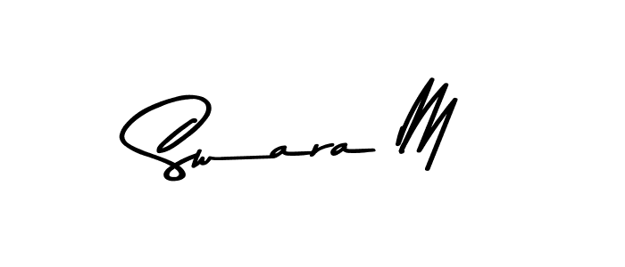 Also we have Swara M name is the best signature style. Create professional handwritten signature collection using Asem Kandis PERSONAL USE autograph style. Swara M signature style 9 images and pictures png
