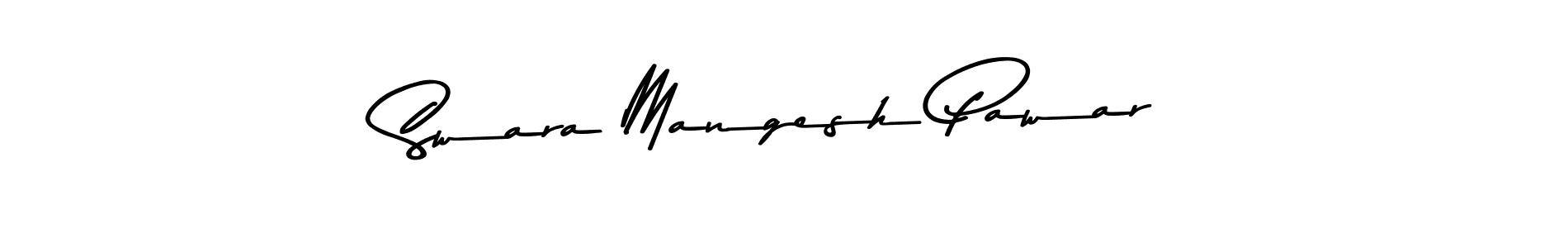 You should practise on your own different ways (Asem Kandis PERSONAL USE) to write your name (Swara Mangesh Pawar) in signature. don't let someone else do it for you. Swara Mangesh Pawar signature style 9 images and pictures png