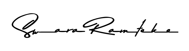 How to make Swara Ramteke name signature. Use Asem Kandis PERSONAL USE style for creating short signs online. This is the latest handwritten sign. Swara Ramteke signature style 9 images and pictures png