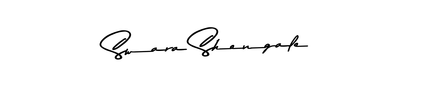 Make a beautiful signature design for name Swara Shengale. With this signature (Asem Kandis PERSONAL USE) style, you can create a handwritten signature for free. Swara Shengale signature style 9 images and pictures png