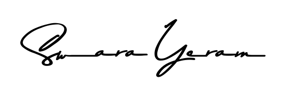 The Asem Kandis PERSONAL USE lettering style adds unique flourish to name Swara Yeram. Stand out with a custom digital autograph made in seconds. Swara Yeram signature style 9 images and pictures png